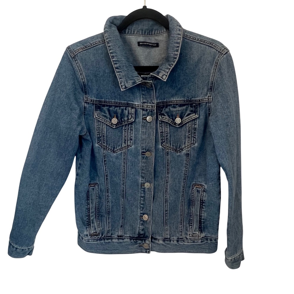 Brandy Melville Classic Denim Jacket Button Front Long Sleeve. Women's Medium
